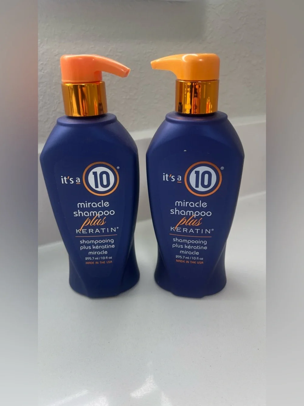 It’s a 10 Miracle Shampoo Plus Keratin 10 oz Set of 2 New